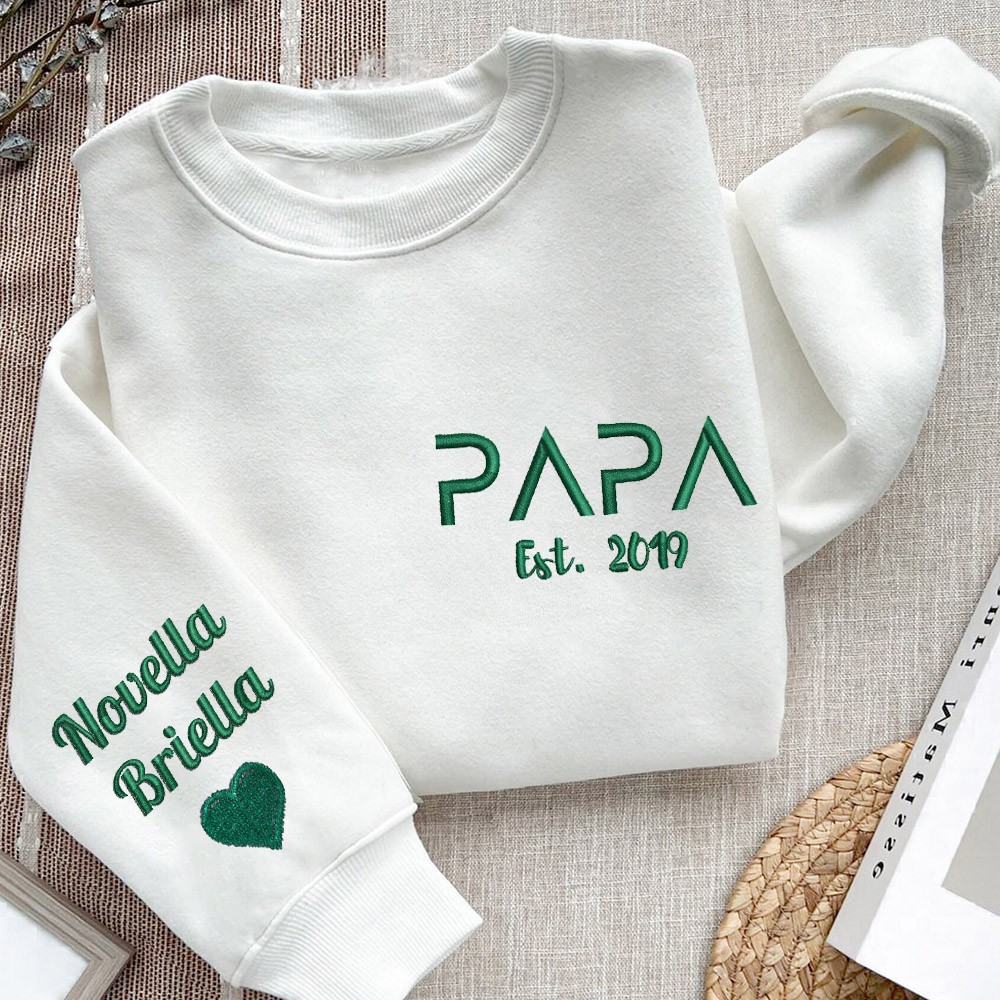 Sweat à capuche papa personnalisé avec nom des enfants, cadeau de fête des pères, cadeau pour nouveau papa