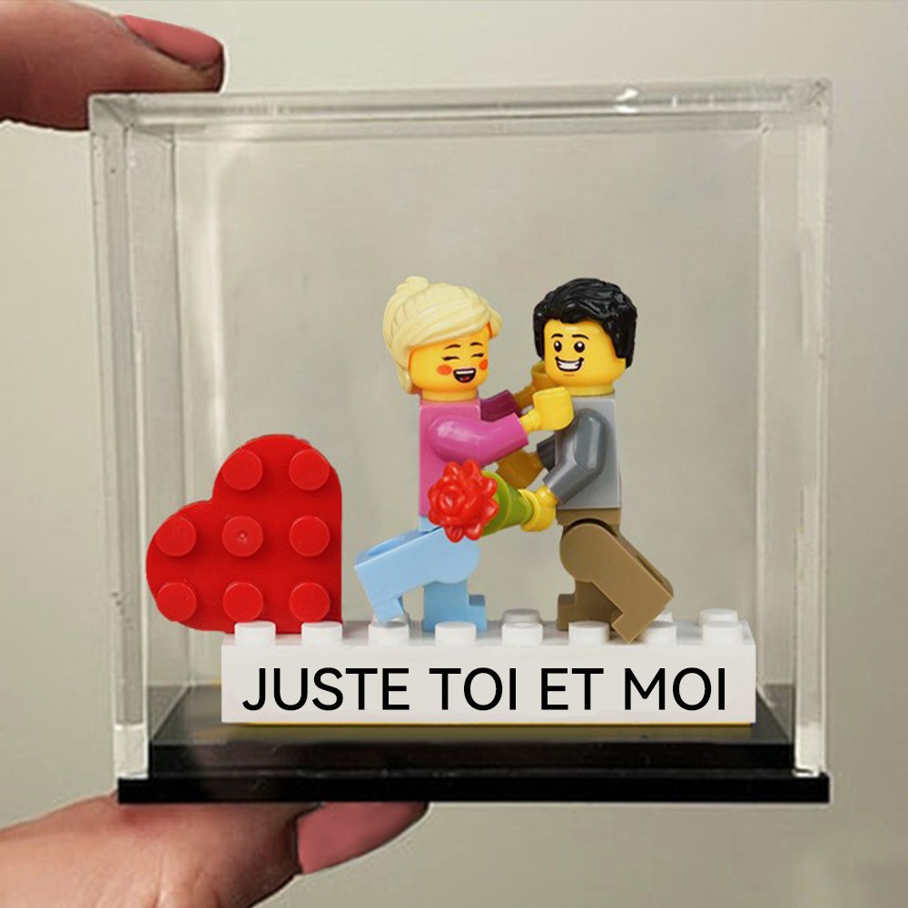 Figurine de couple personnalisée pour la Saint-Valentin