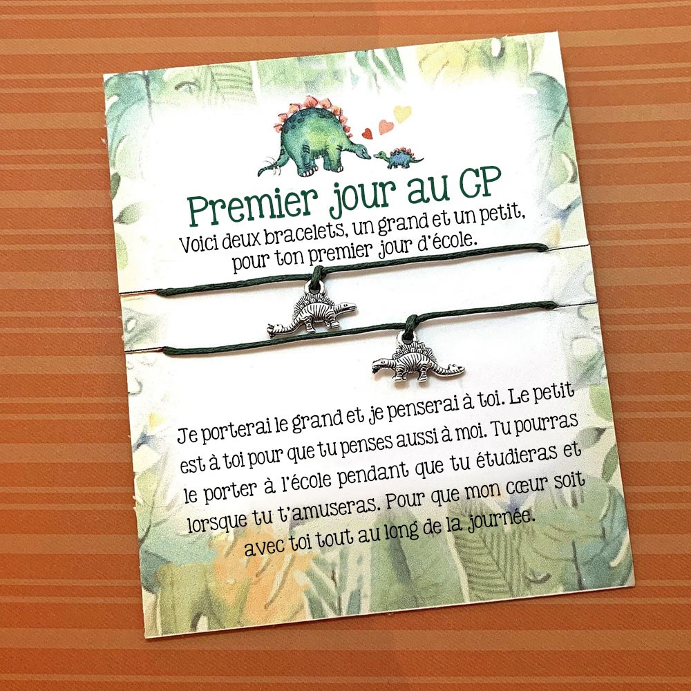 Premier jour d'école Maman et moi Bracelets de retour à l'école