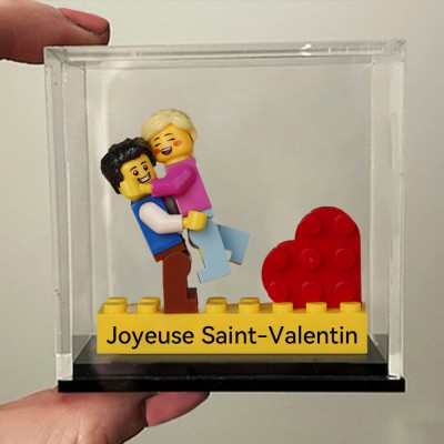 Figurine de couple personnalisée pour la Saint-Valentin