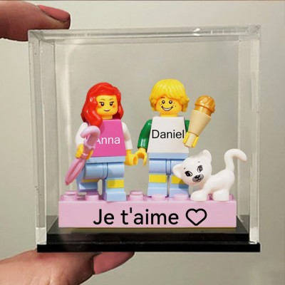 Figurine de couple personnalisée pour la Saint-Valentin