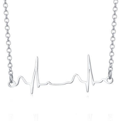 Personnalisez le cadeau de collier de battement de coeur de bébé pour la nouvelle maman
