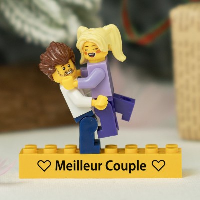 Figurine de couple personnalisée pour la Saint-Valentin