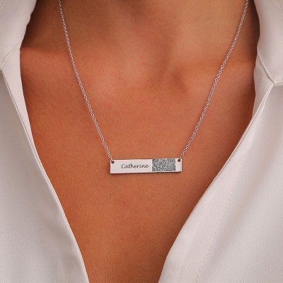 Personnaliser le collier de barre d'empreintes digitales