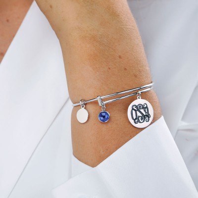 Bracelet Monogramme Personnalisé