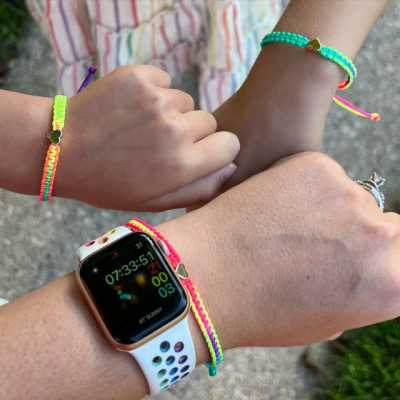 Premier jour d'école Maman et moi Bracelets de retour à l'école
