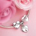 Elegant Mom Heart Photo Charm