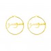 Personalized Arabic Hoop Name Earrings Stainless Steel