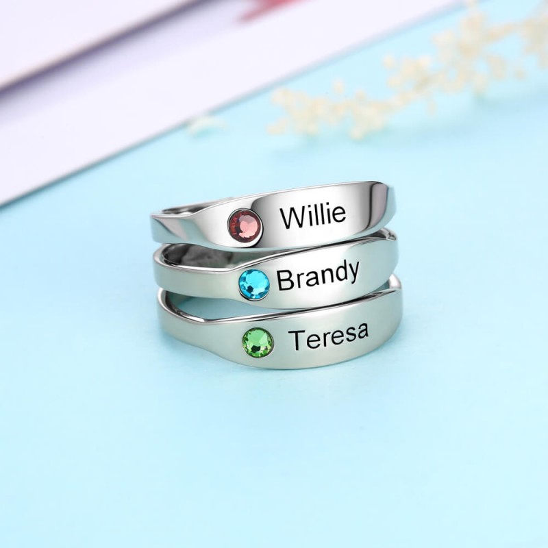 Bague gravée online prenom