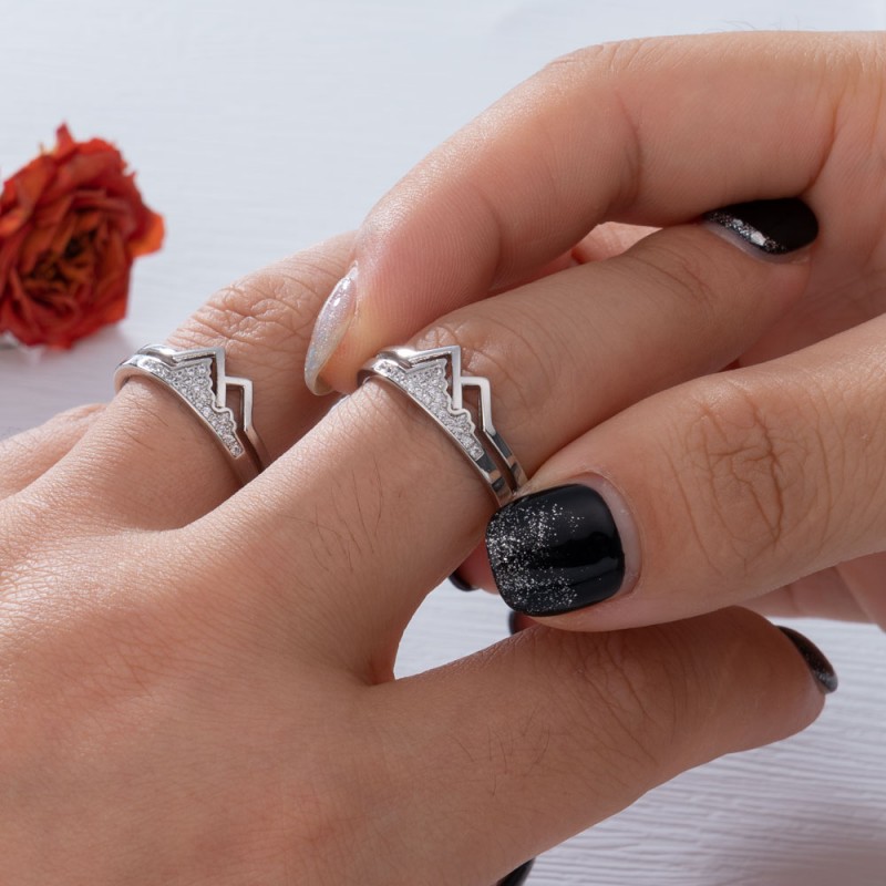 Bague best sale couple or
